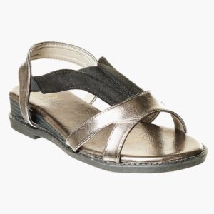 Soft Style by Hush Puppies Pewter Janina A-Strap Sandals