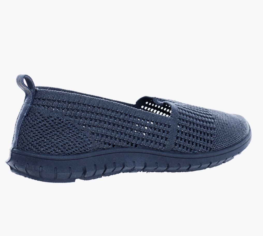 Soft Style by Hush Puppies Denim Blue Nani Diamante Slip On Shoes - Image 3
