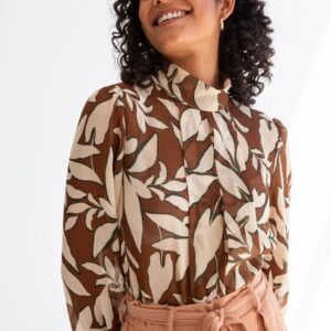 Kinda Brown Dulce Blouse