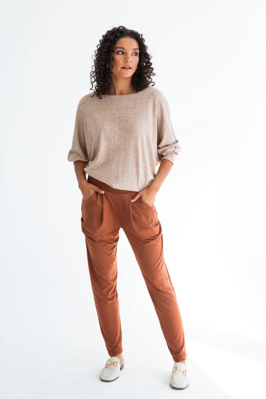 Kinda Natural Boatneck Knit - Image 3
