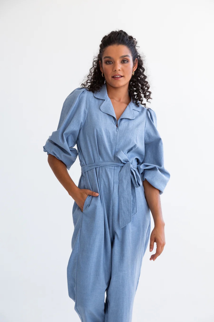 Kinda Denim Jumpsuit - Image 6