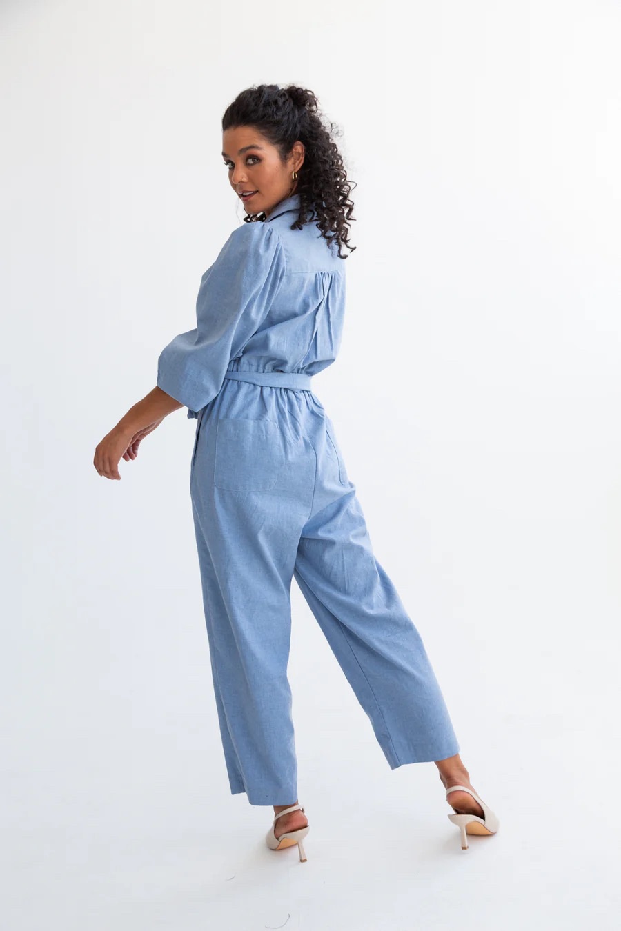 Kinda Denim Jumpsuit - Image 5
