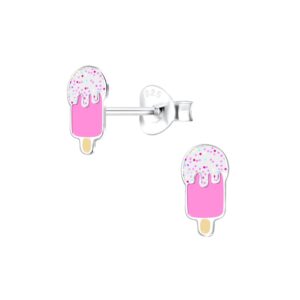 Kids Sterling Silver Ice-cream Earrings