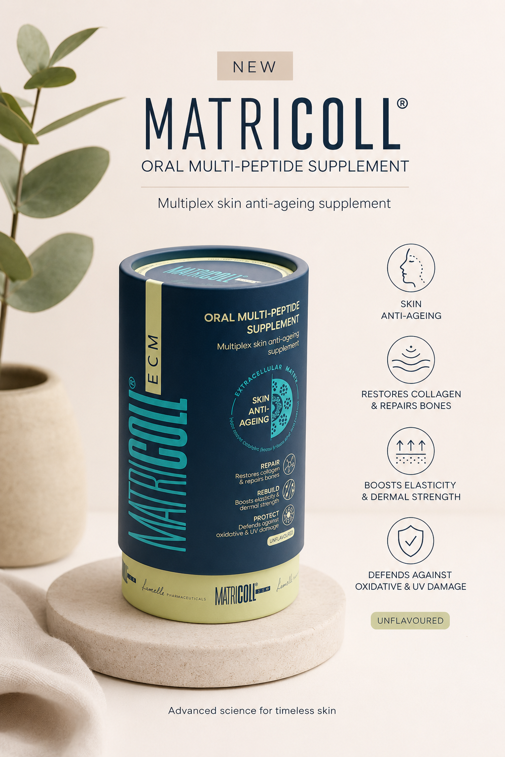 Lamelle MATRICOLL® ECM Oral Multi-Peptide Supplement - Image 2