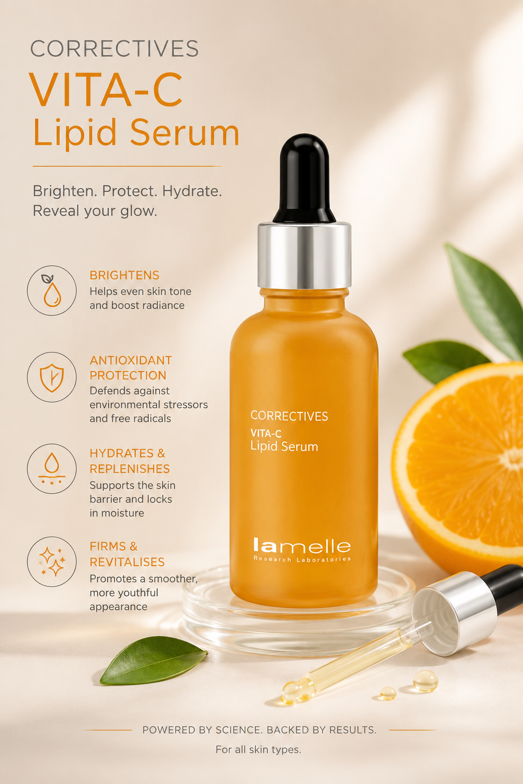 Lamelle Correctives Vita-C Lipid Serum - Image 2