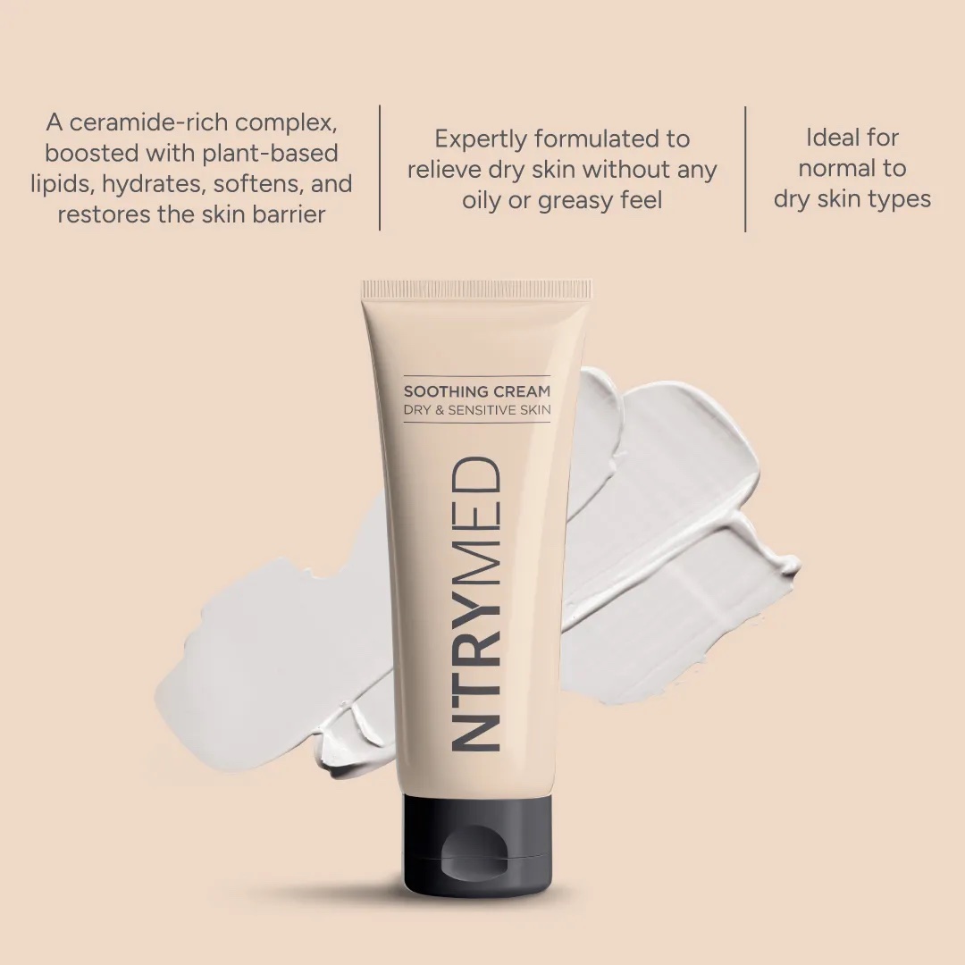 NTRYMED Soothing Cream - Dry & Sensitive Skin 50ml - Image 3